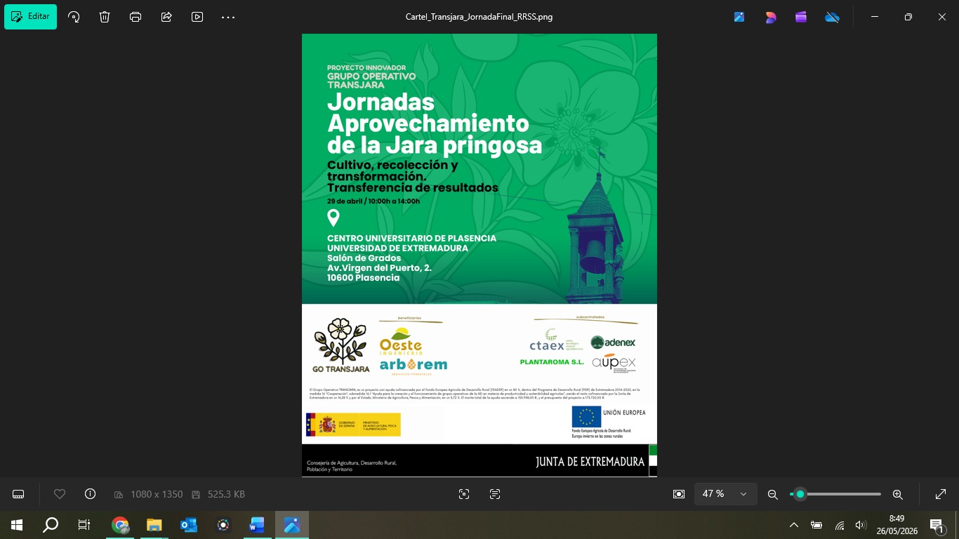 Jornada final de resultados en el Centro Universitario de Plasencia