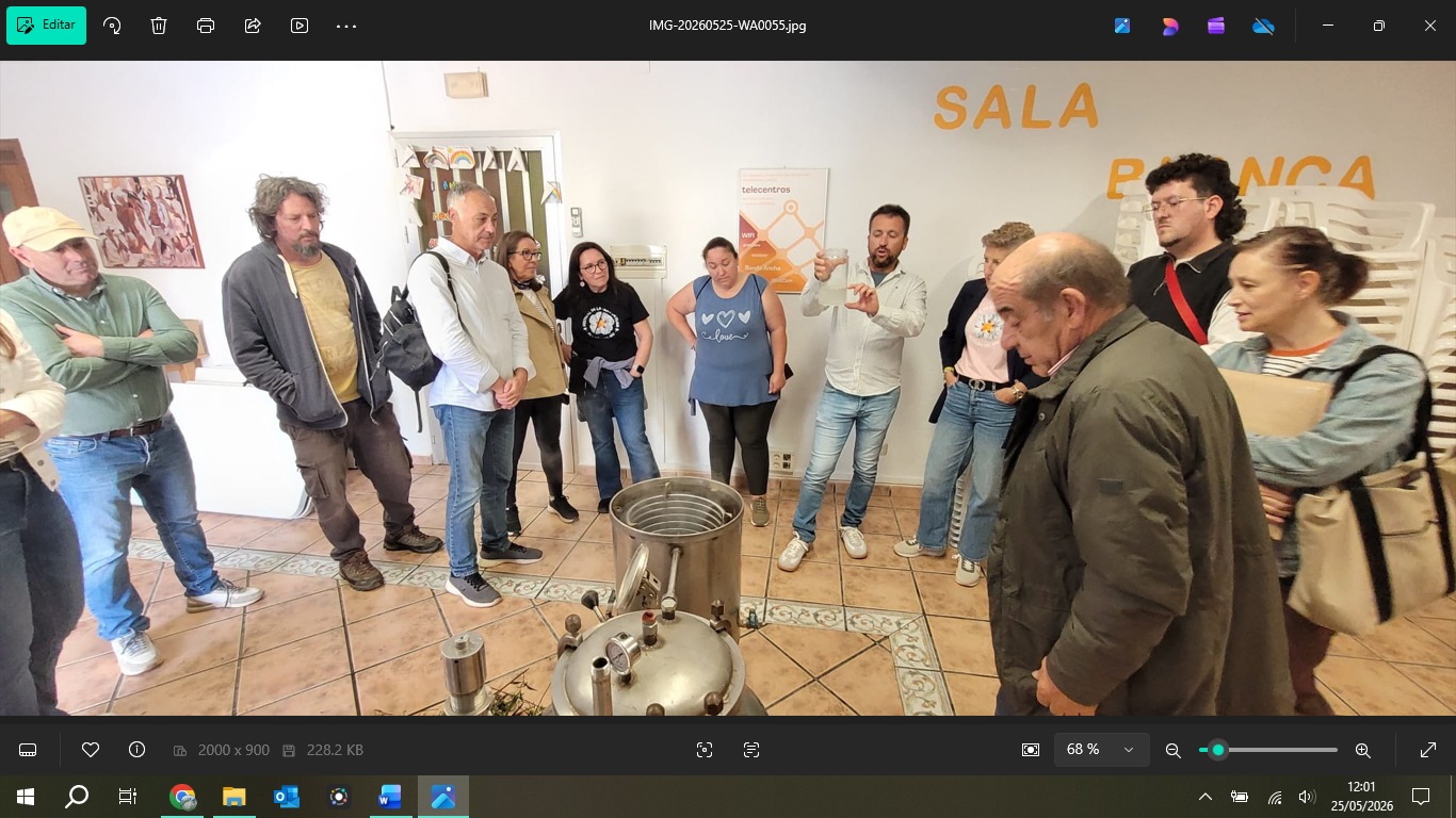 Jornada de transferencia en Alagón del Río: aprovechamiento de la jara pringosa de la recolección a la destilación